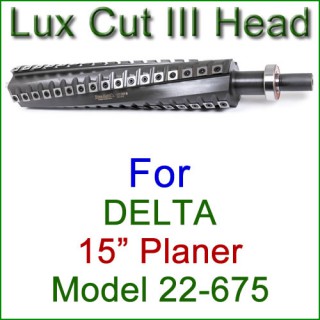 Lux Cut III Head for DELTA 15'' Planer, Model 22-675 Lux Cut III Head for DELTA 15'' Planer, Model 22-675