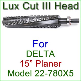 Lux Cut III Head for DELTA 15'' Planer, Model 22-780X5 Lux Cut III Head for DELTA 15'' Planer, Model 22-780X5