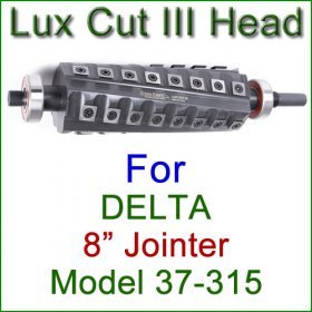 Lux Cut III Head for DELTA 8'' Jointer, Model 37-315