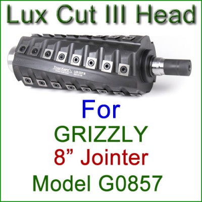 Lux Cut III Head for GRIZZLY 8'' Jointer, Model G0857