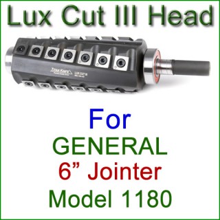 Lux Cut III Head for GENERAL 6'' Jointer, Model 1180 Lux Cut III Head for GENERAL 6'' Jointer, Model 1180
