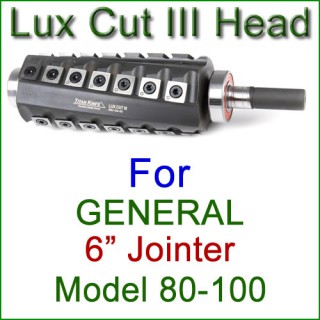 Lux Cut III Head for GENERAL 6'' Jointer, Model 80-100 Lux Cut III Head for GENERAL 6'' Jointer, Model 80-100