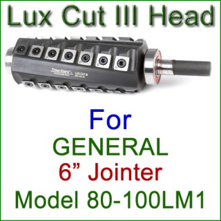 Lux Cut III Head for GENERAL 6'' Jointer, Model 80-100LM1 Lux Cut III Head for GENERAL 6'' Jointer, Model 80-100LM1