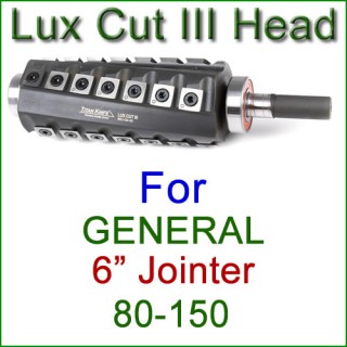 Lux Cut III Head for GENERAL 6'' Jointer, Model 80-150 Lux Cut III Head for GENERAL 6'' Jointer, Model 80-150
