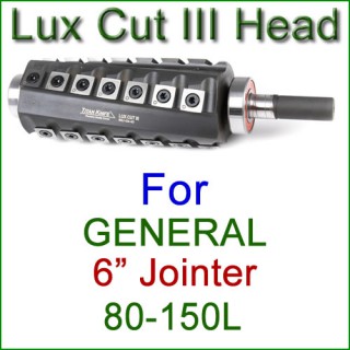 Lux Cut III Head for GENERAL 6'' Jointer, Model 80-150L