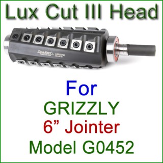 Lux Cut III Head for GRIZZLY 6'' Jointer, Model G0452