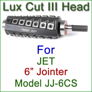 Lux Cut III Head for JET 6'' Jointer, Model JJ-6CS