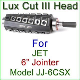 Lux Cut III Head for JET 6'' Jointer, Model JJ-6CSX