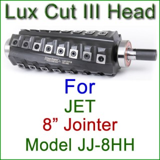 Lux Cut III Head for JET 8'' Jointer, Model JJ-8HH