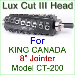 Lux Cut III Head for KING CANADA 8'' Jointer, Model CT-200