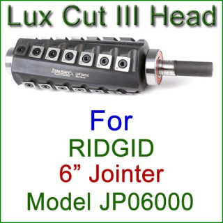 Lux Cut III Head for RIDGID 6'' Jointer, Model JP06000