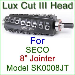 Lux Cut III Head for Seco 8'' Jointer, Model SK0008JT Lux Cut III Head for Seco 8'' Jointer, Model SK0008JT