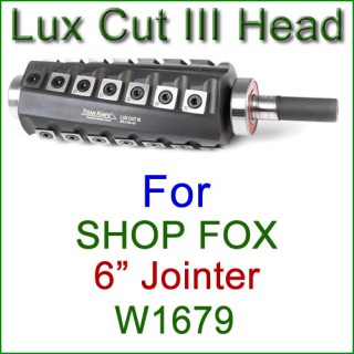 Lux Cut III Head for SHOP FOX 6'' Jointer, Model W1679 Lux Cut III Head for SHOP FOX 6'' Jointer, Model W1679