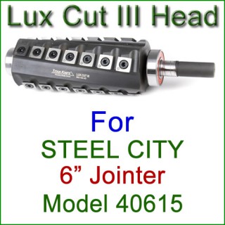 Lux Cut III Head for STEEL CITY 6'' Jointer, Model 40615 Lux Cut III Head for STEEL CITY 6'' Jointer, Model 40615