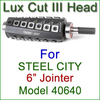 Lux Cut III Head for STEEL CITY 6'' Jointer, Model 40640 Lux Cut III Head for STEEL CITY 6'' Jointer, Model 40640