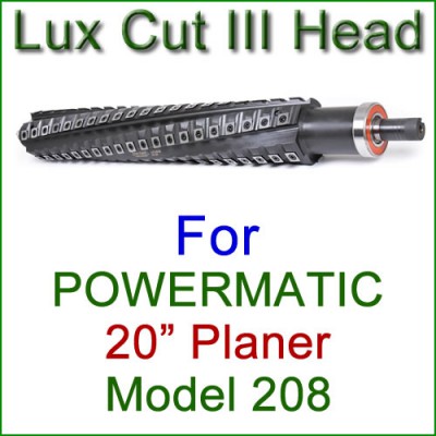 Lux Cut III Head for POWERMATIC 20'' Planer, Model 208
