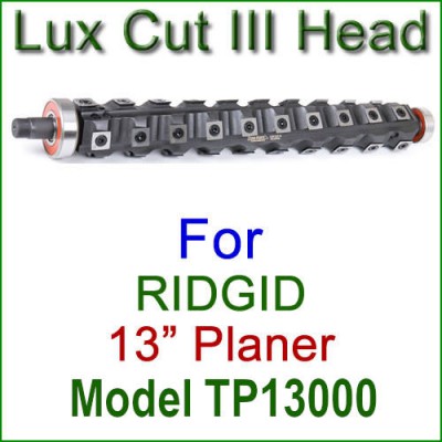 Lux Cut III Head for RIDGID 13'' Planer, Model TP13000