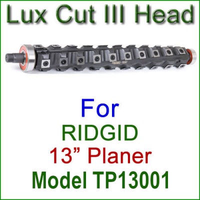Lux Cut III Head for RIDGID 13'' Planer, Model TP13001