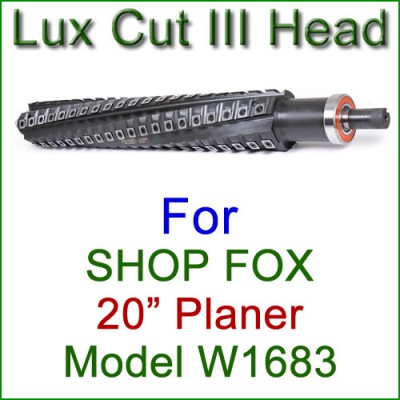 Lux Cut III Head for SHOP FOX 20'' Planer, Model W1683