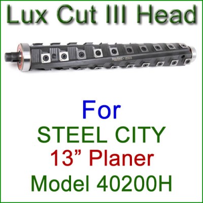 Lux Cut III Head for STEEL CITY 13'' Planer, Model 40200H