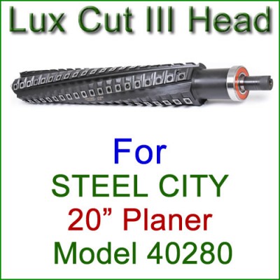 Lux Cut III Head for STEEL CITY 20'' Planer, Model 40280