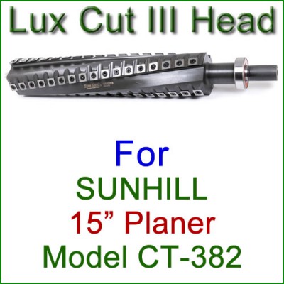 Lux Cut III Head for SUNHILL 15'' Planer, Model CT-382